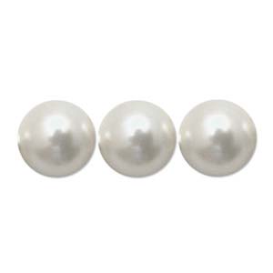 Pearls 3mm - White - Click Image to Close